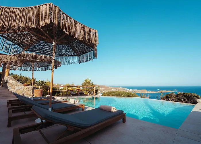 Villa Nomade 4br Over Psarou Platys Gialos (Mykonos)
