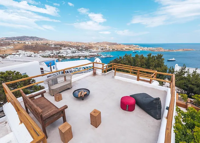 וילה Nomade 4br Over Psarou *